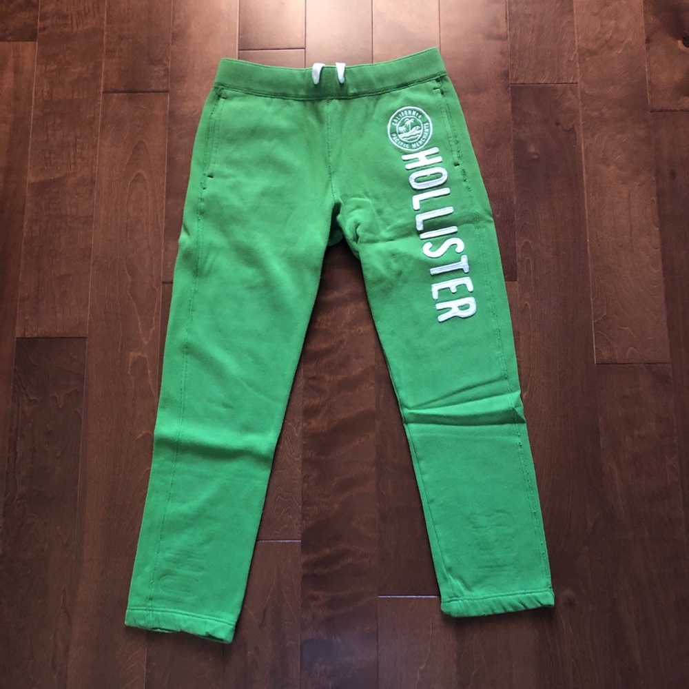 Green Hollister Sweats